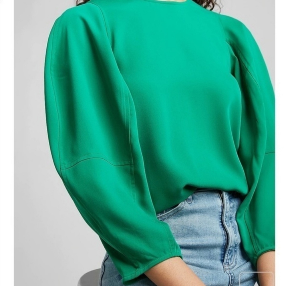 EXPRESS - Balloon Sleeve Blouse Small